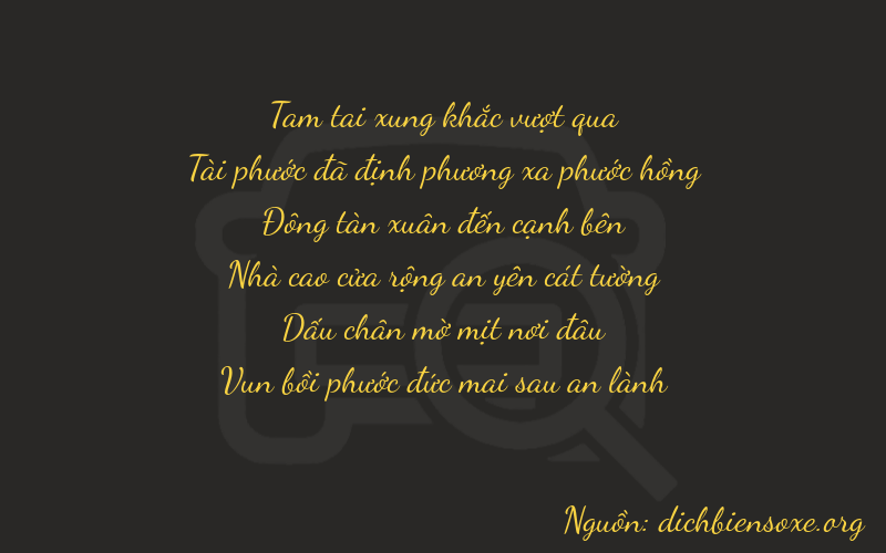 Thơ dịch biển số xe 36457