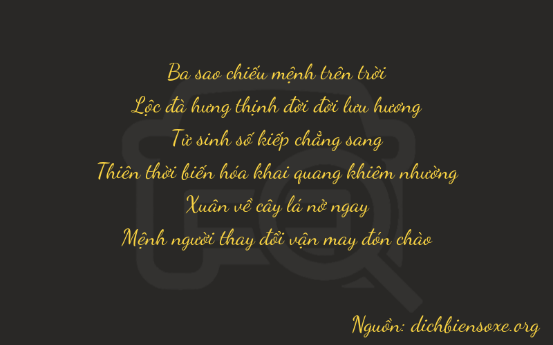 Thơ dịch biển số xe 36463