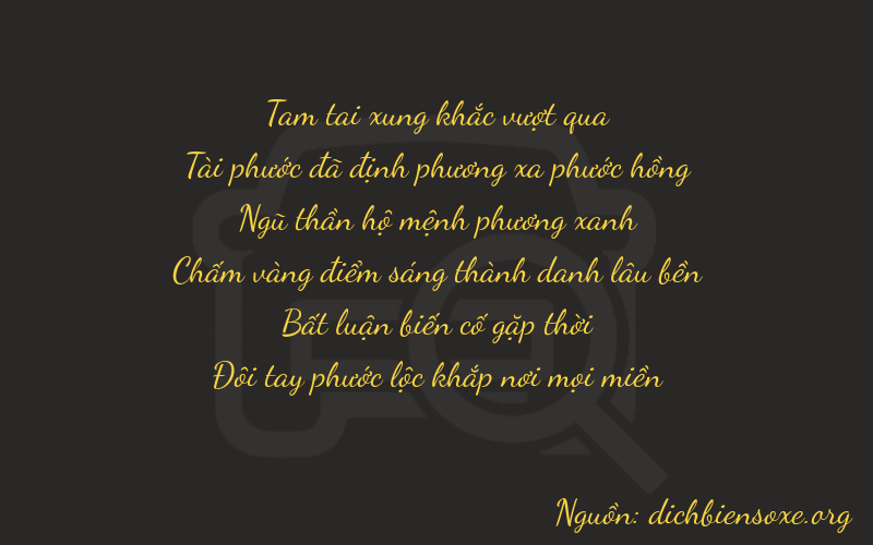 Thơ dịch biển số xe 36502