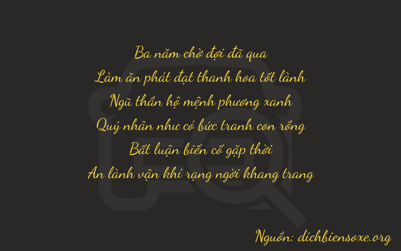 Thơ dịch biển số xe 36504