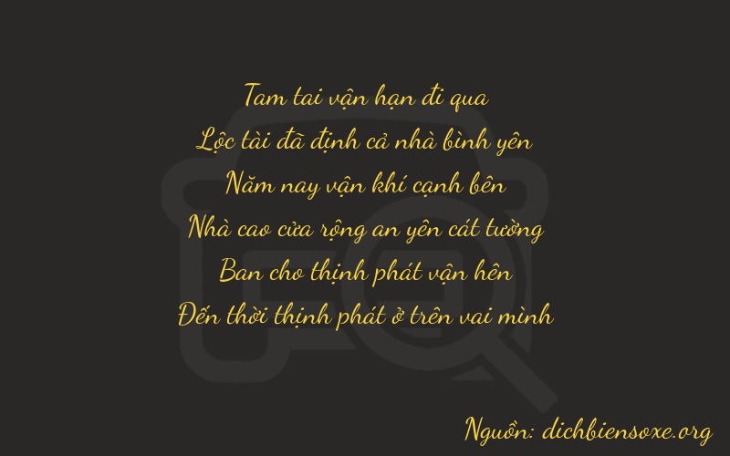 Thơ dịch biển số xe 36528