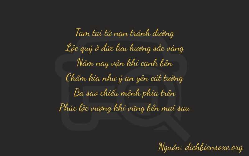 Thơ dịch biển số xe 36536