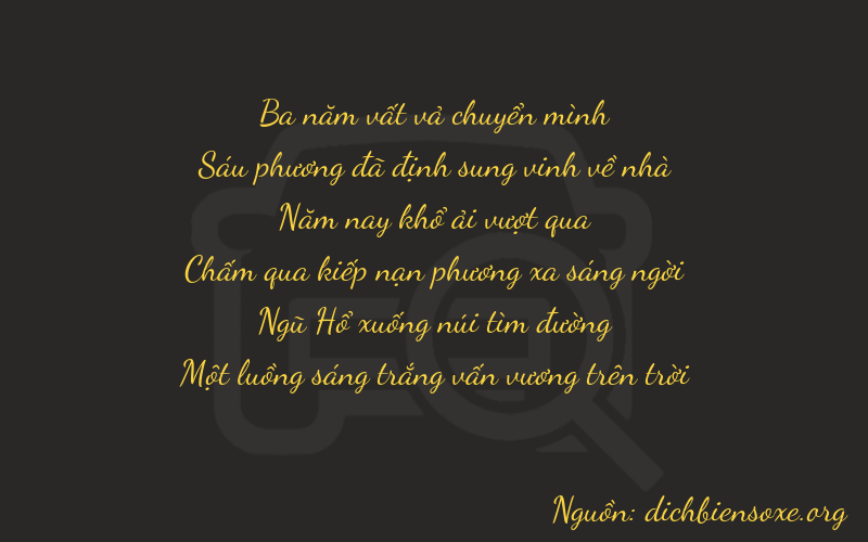 Thơ dịch biển số xe 36551