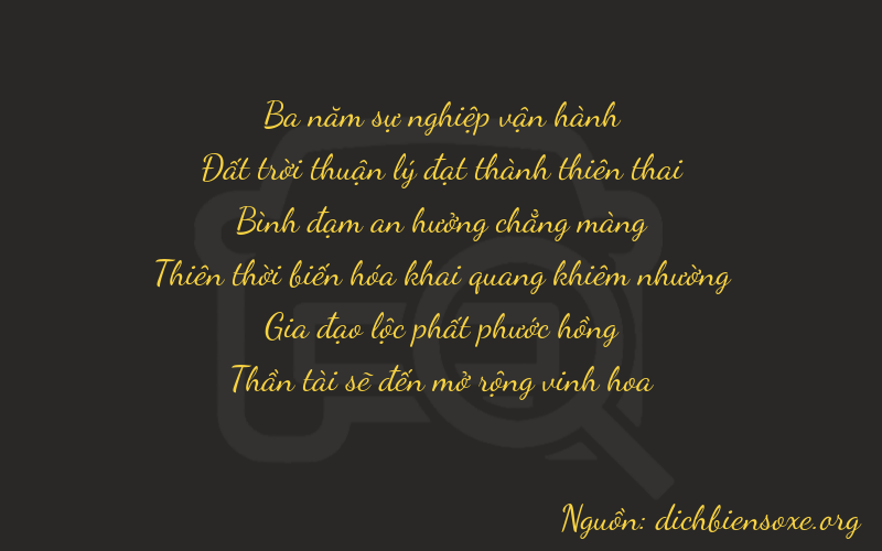 Thơ dịch biển số xe 36568
