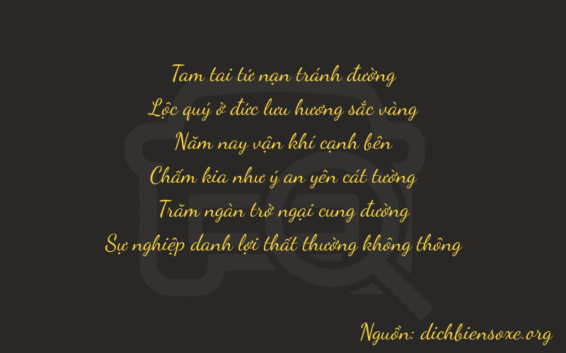 Thơ dịch biển số xe 36572