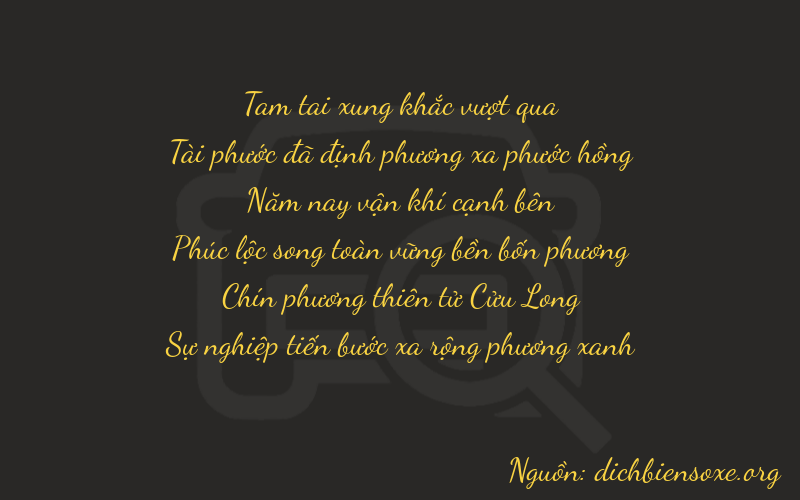 Thơ dịch biển số xe 36592