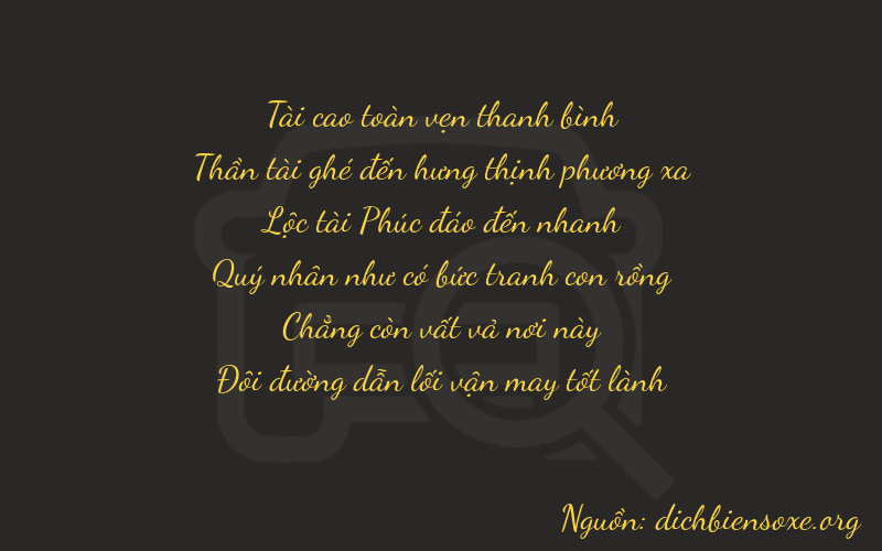 Thơ dịch biển số xe 36602