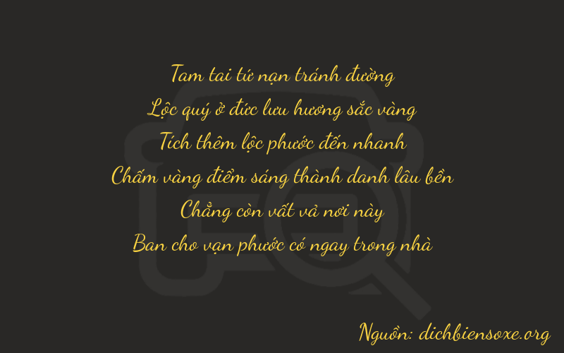Thơ dịch biển số xe 36608