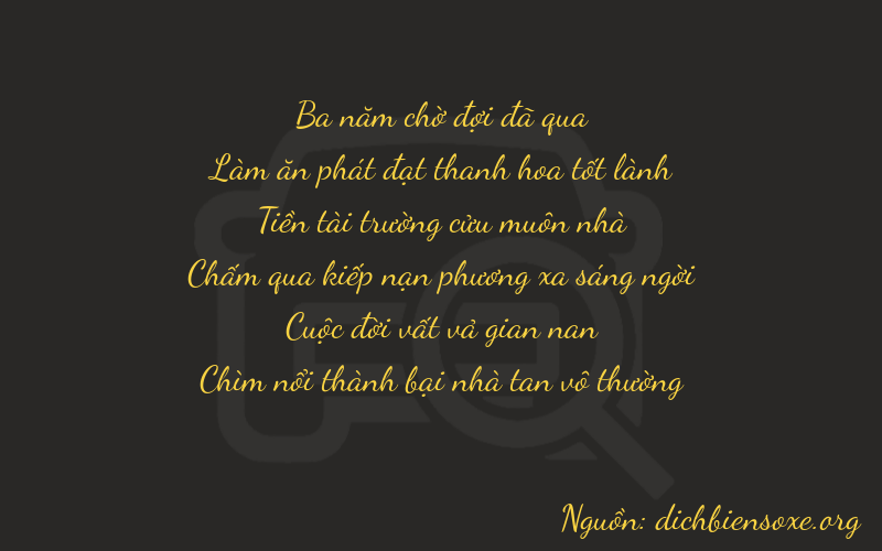Thơ dịch biển số xe 36972