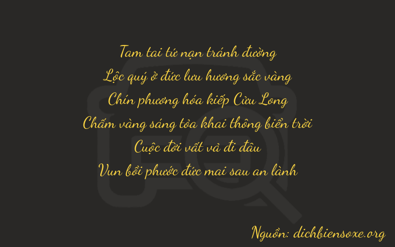 Thơ dịch biển số xe 36977