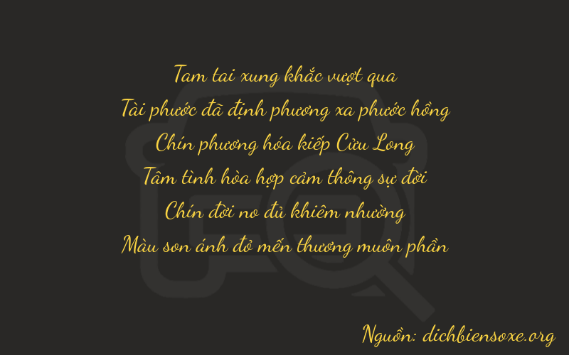 Thơ dịch biển số xe 36997