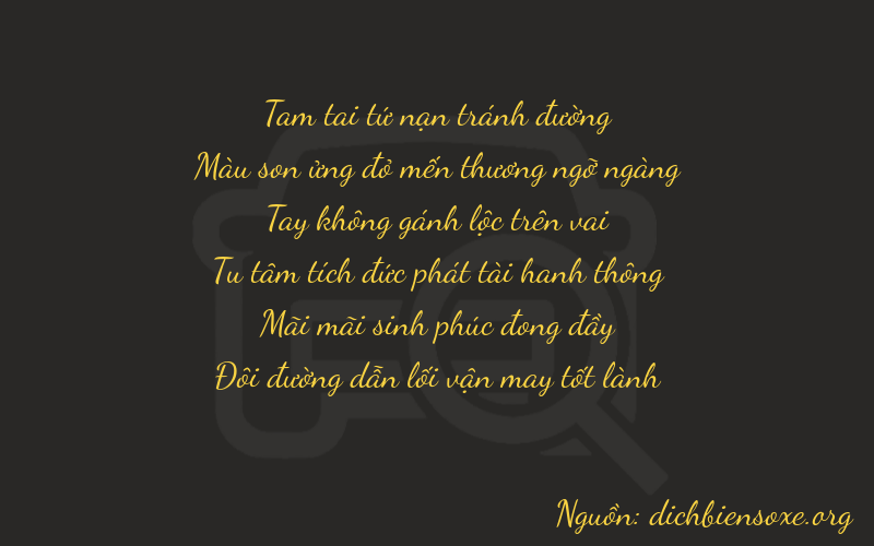 Thơ dịch biển số xe 37022