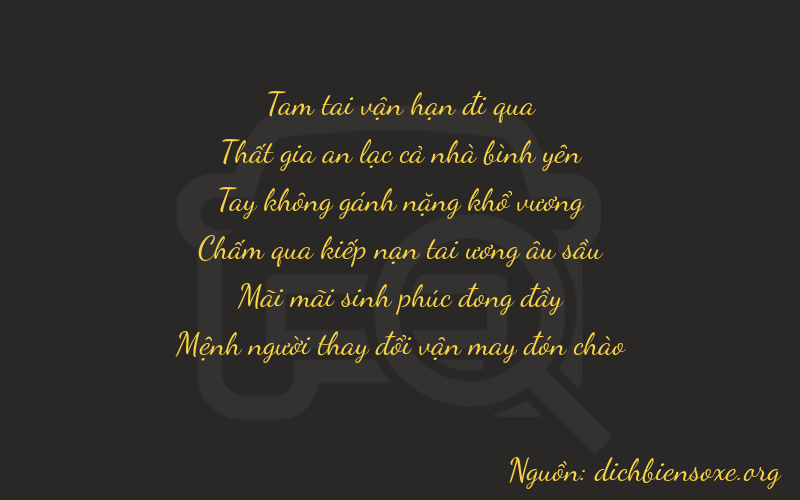 Thơ dịch biển số xe 37023