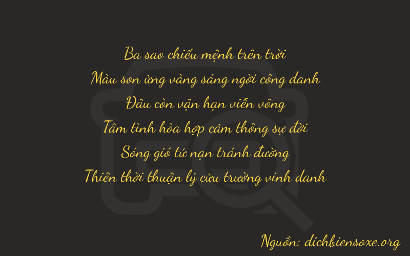 Thơ dịch biển số xe 37039