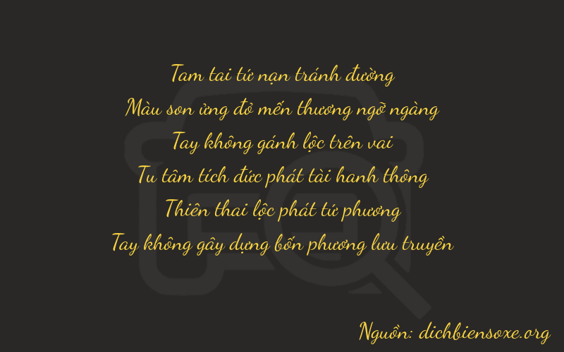Thơ dịch biển số xe 37040