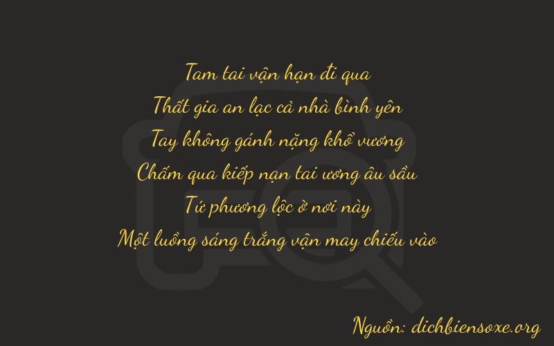 Thơ dịch biển số xe 37041