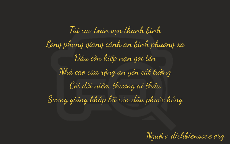 Thơ dịch biển số xe 37044