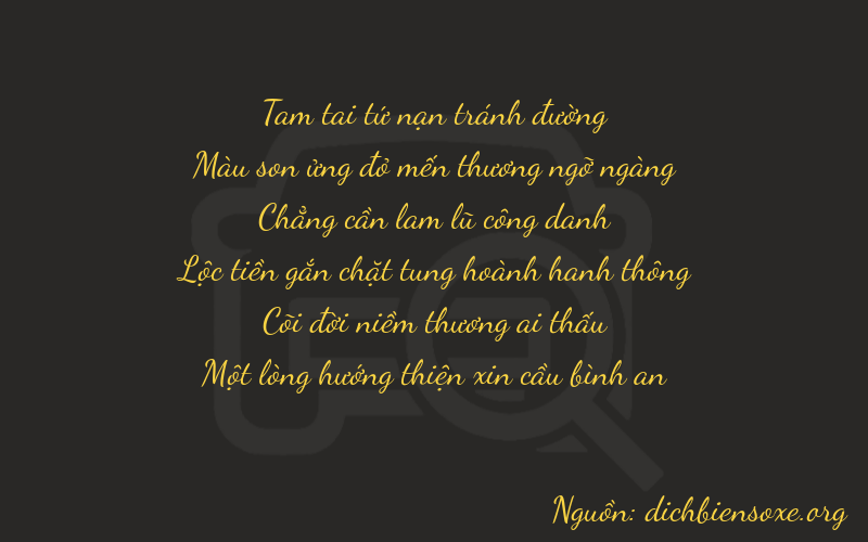 Thơ dịch biển số xe 37049