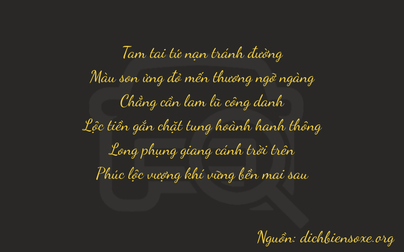 Thơ dịch biển số xe 37076