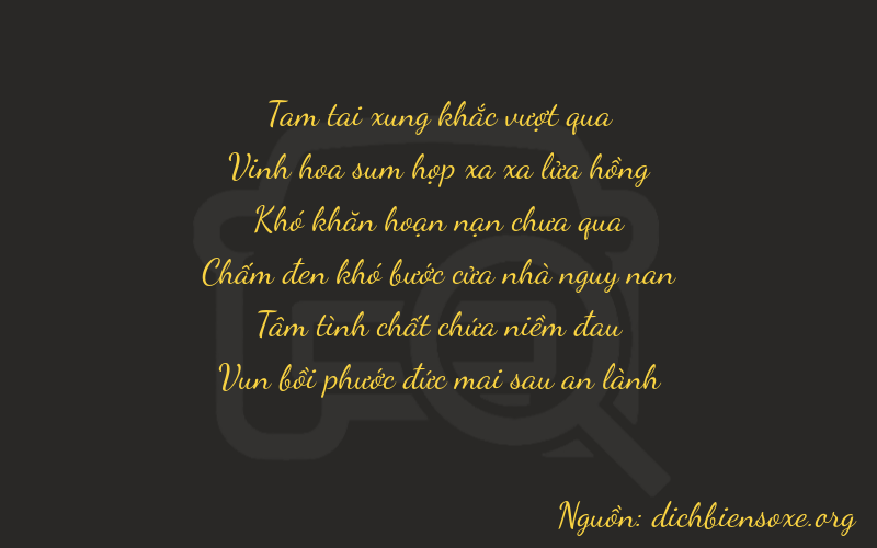 Thơ dịch biển số xe 37087