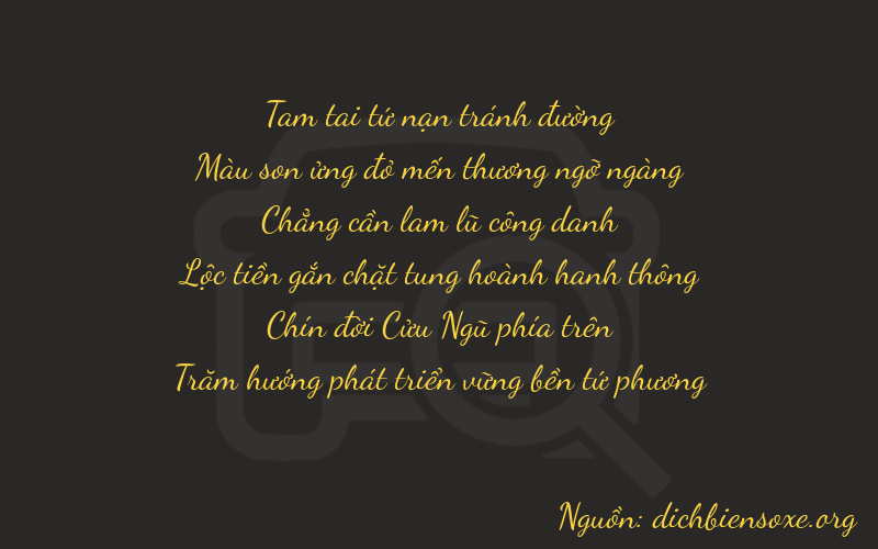 Thơ dịch biển số xe 37094