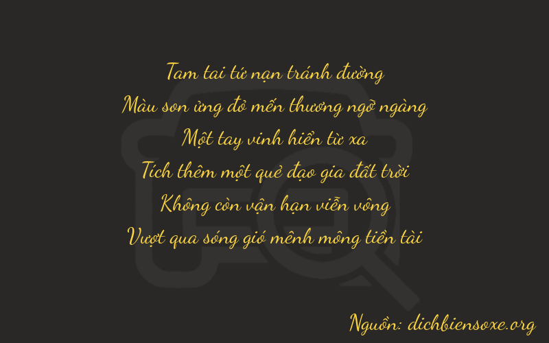 Thơ dịch biển số xe 37103