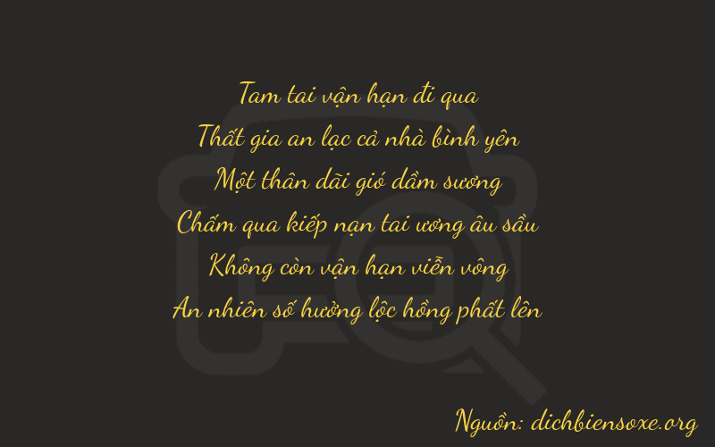 Thơ dịch biển số xe 37104