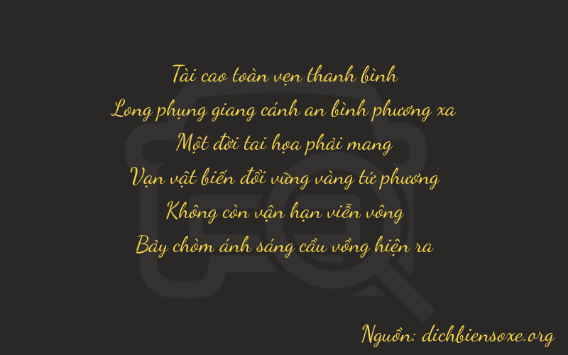Thơ dịch biển số xe 37107