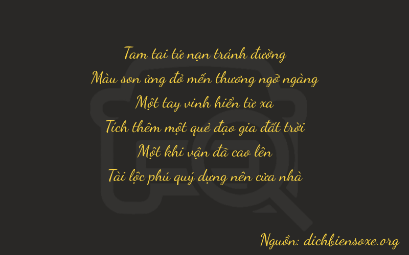 Thơ dịch biển số xe 37112