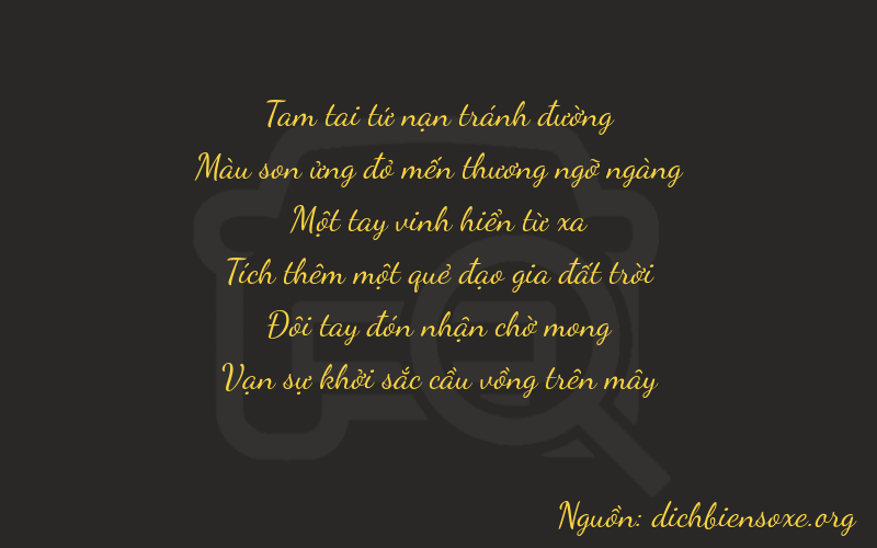 Thơ dịch biển số xe 37121