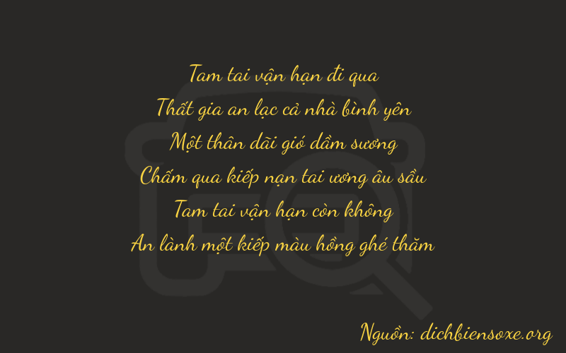 Thơ dịch biển số xe 37131