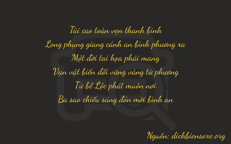 Thơ dịch biển số xe 37143