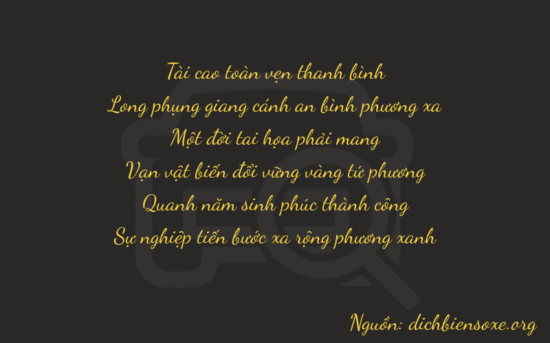 Thơ dịch biển số xe 37152