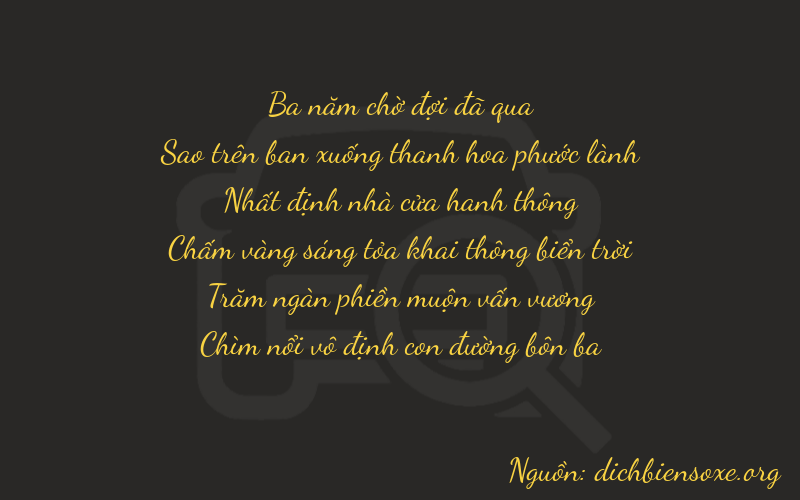 Thơ dịch biển số xe 37153