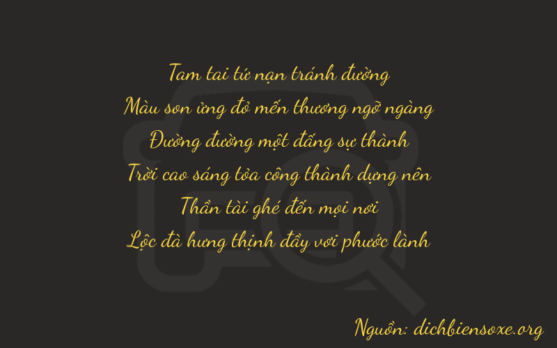 Thơ dịch biển số xe 37166