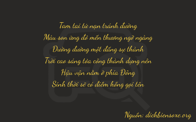 Thơ dịch biển số xe 37175