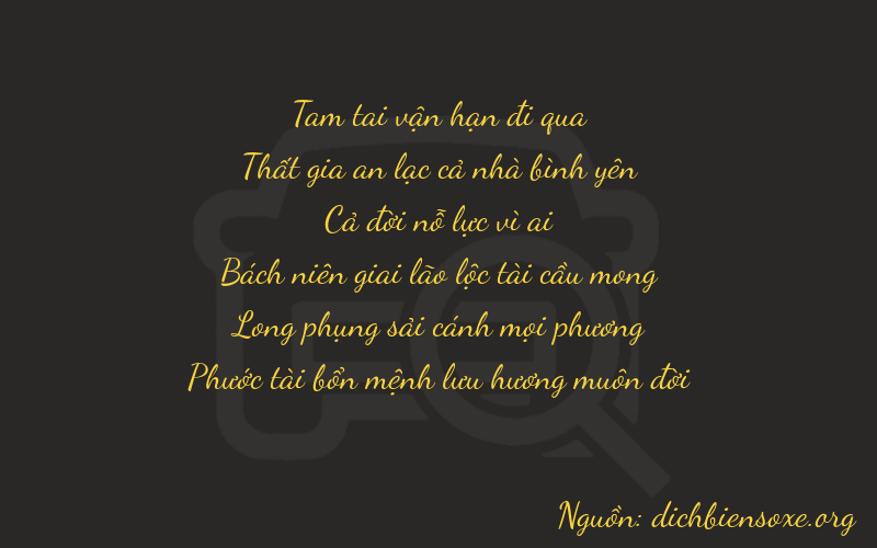 Thơ dịch biển số xe 37176