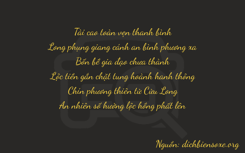 Thơ dịch biển số xe 37494