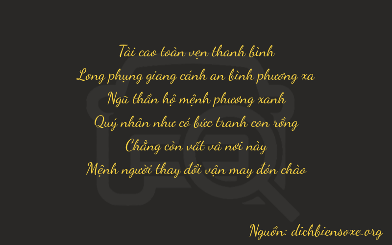 Thơ dịch biển số xe 37503