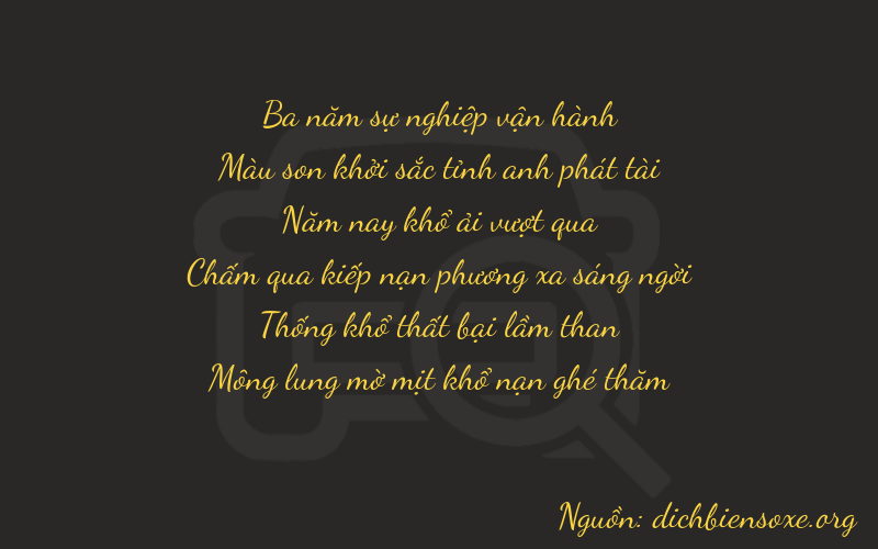 Thơ dịch biển số xe 37514