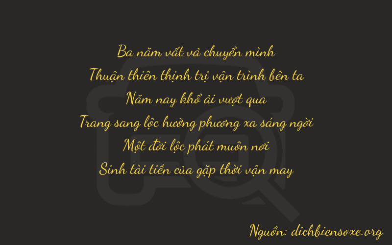 Thơ dịch biển số xe 37515