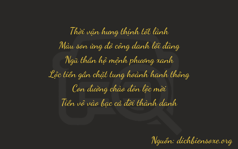 Thơ dịch biển số xe 37520