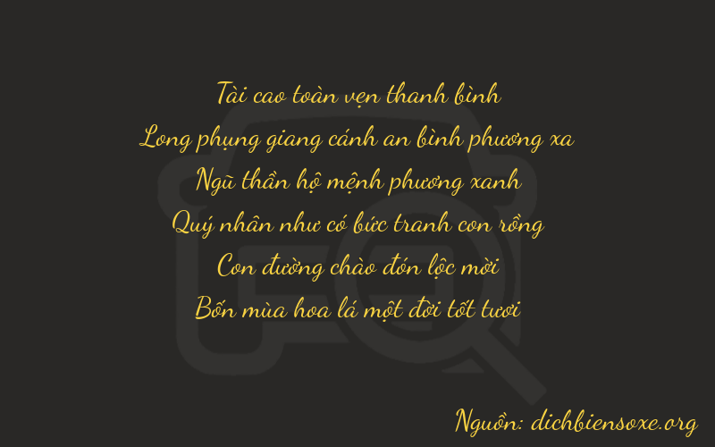 Thơ dịch biển số xe 37521