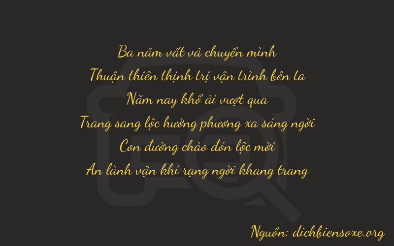 Thơ dịch biển số xe 37524