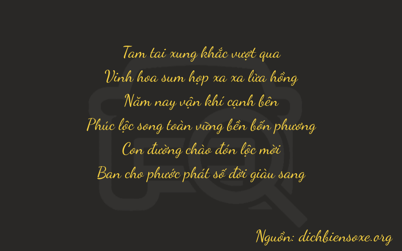 Thơ dịch biển số xe 37528