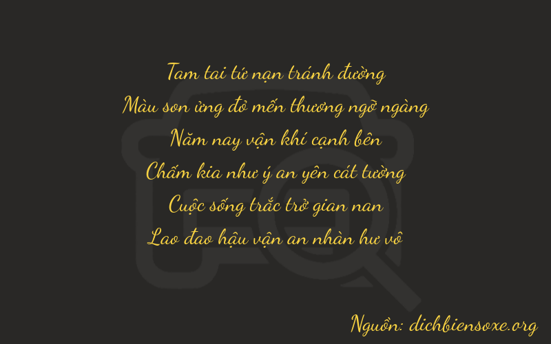 Thơ dịch biển số xe 37553