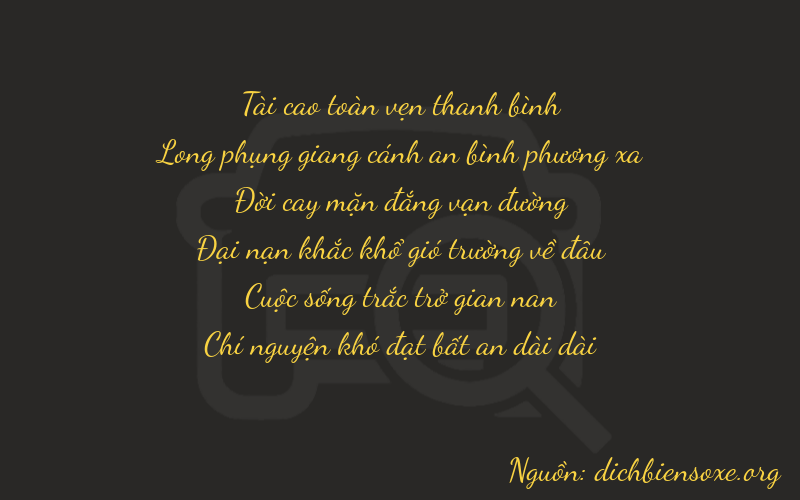 Thơ dịch biển số xe 37557
