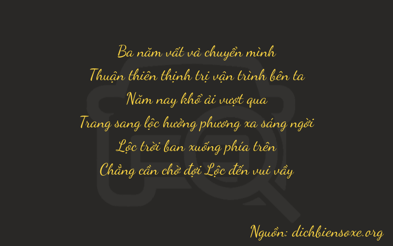 Thơ dịch biển số xe 37560