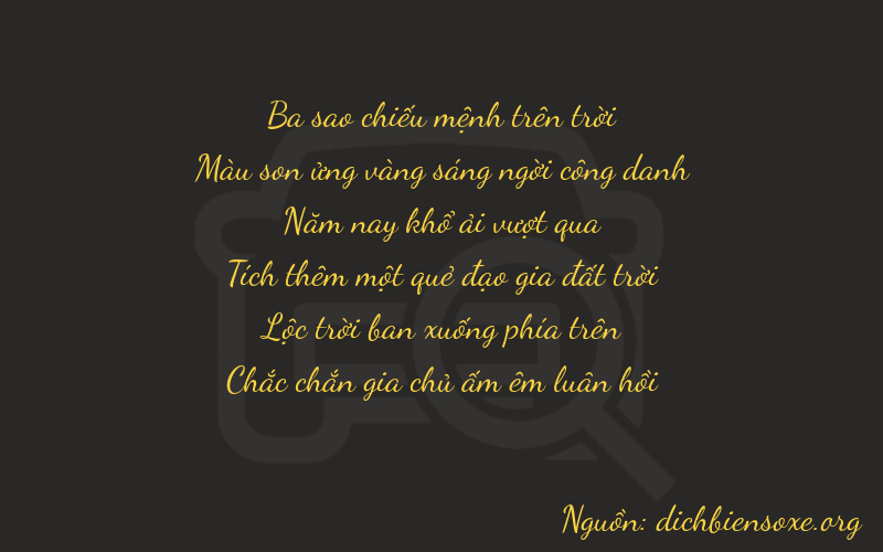 Thơ dịch biển số xe 37561