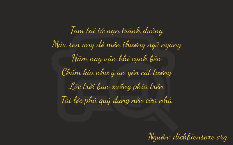 Thơ dịch biển số xe 37562
